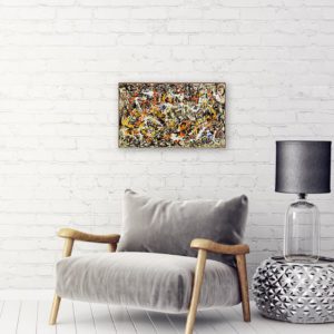 Convergence by Jackson Pollock - Lavelart Photo of Convergence by Jackson Pollock