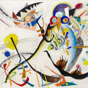 Photo of Print Of Blue Segment by Wassily Kandinsky