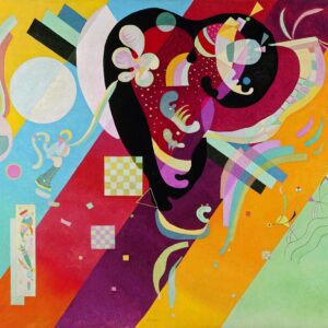 Photo of Composition Ix by Wassily Kandinsky Canvas Print