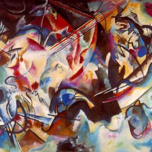 Photo of Composition Vi by Wassily Kandinsky Canvas Print