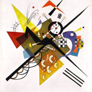 Photo of on White Ii by Wassily Kandinsky Canvas Print