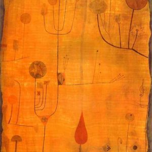 Paul Klee Fruits on Red