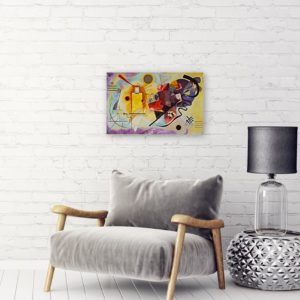 V4yqn7oqbx - Lavelart Yellow Red Blue Photo of Painting