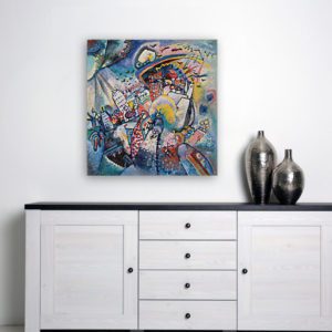 Moscow Red Square - Lavelart Photo of Moscow Abstract Art Painting