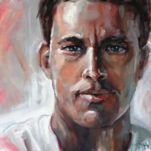 Photo of Channing Tatum Painting