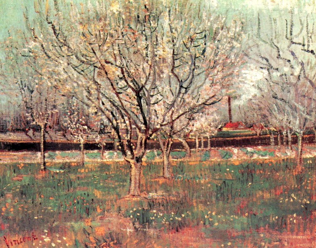 Flowering Plum Tree Van Gogh Print - Lavelart Flowering Plum Tree Van Gogh Print