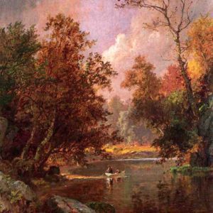 Photo of Autumn River Landscape painting