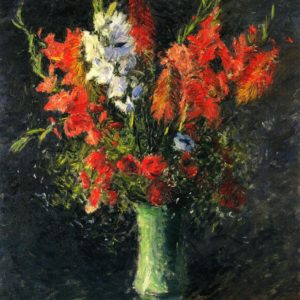 Vase of Gladiolas - Lavelart Photo of Vase of Gladiolas Painting