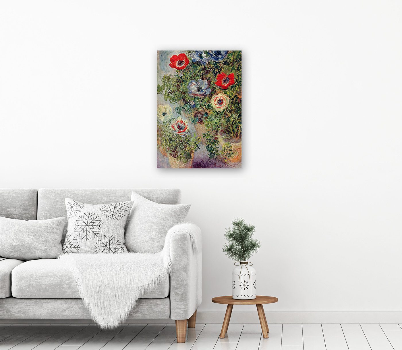 Photo of Still Life Painting in Modern Living Room