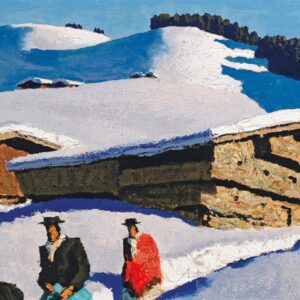 Photo of Mountain Farmers Near Kitzbühel by Alfons Walde