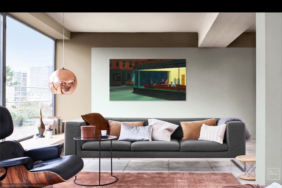 Living Room Abstract - Lavelart Photo of Living Room Abstract Edward Hopper