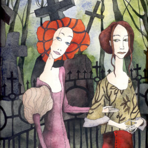 A walk through the cemetery in early spring